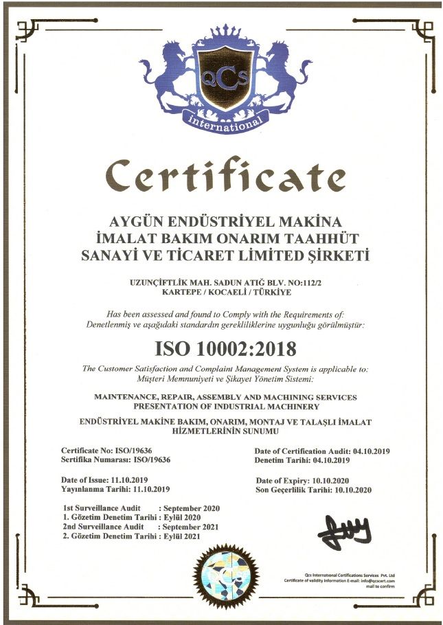 ISO 10002:2018