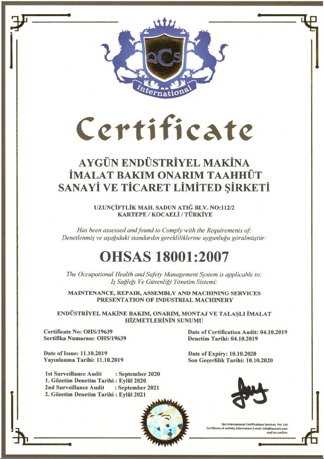 ISO 18001:2007